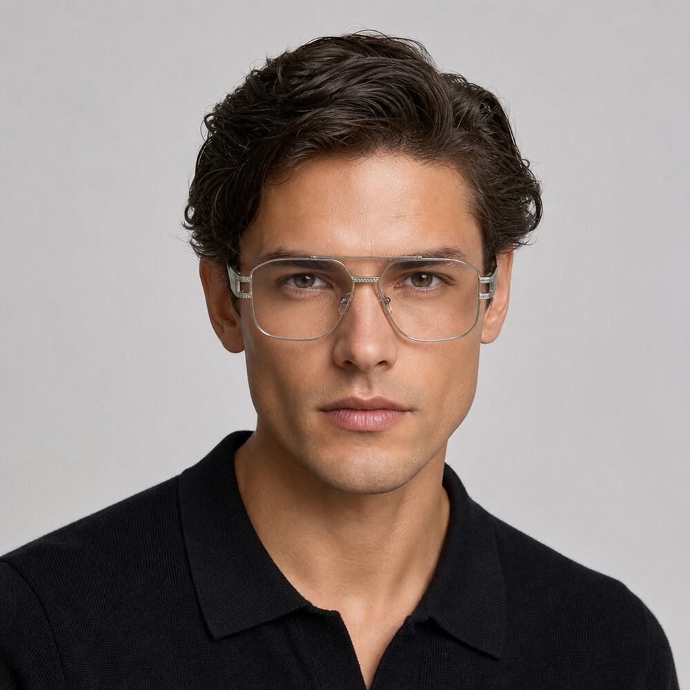NEW Versace VE1302 1001 Gunmetal Eyeglasses Authentic
